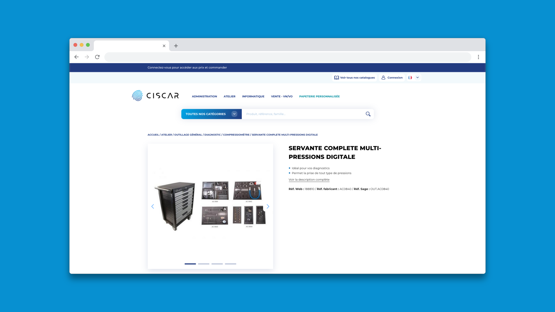 Ciscar — Fiche produit