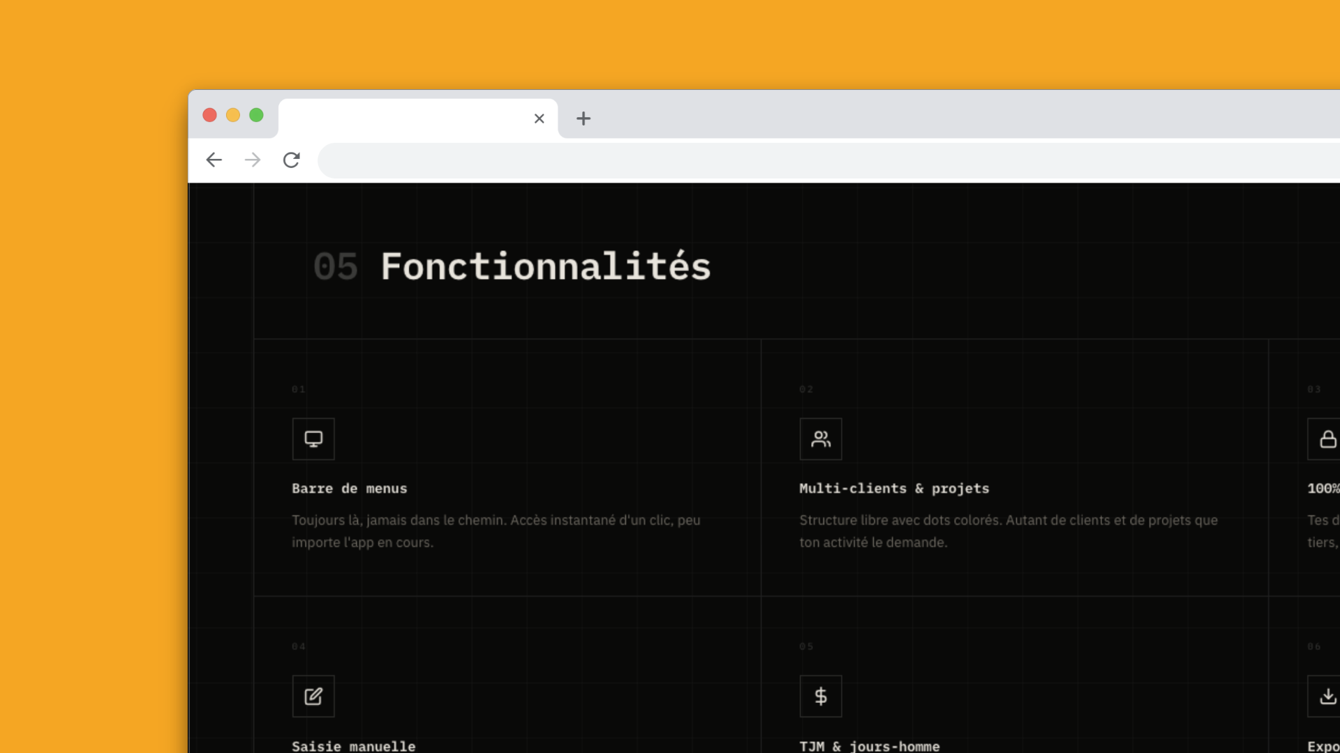 KronoBar — Statistiques