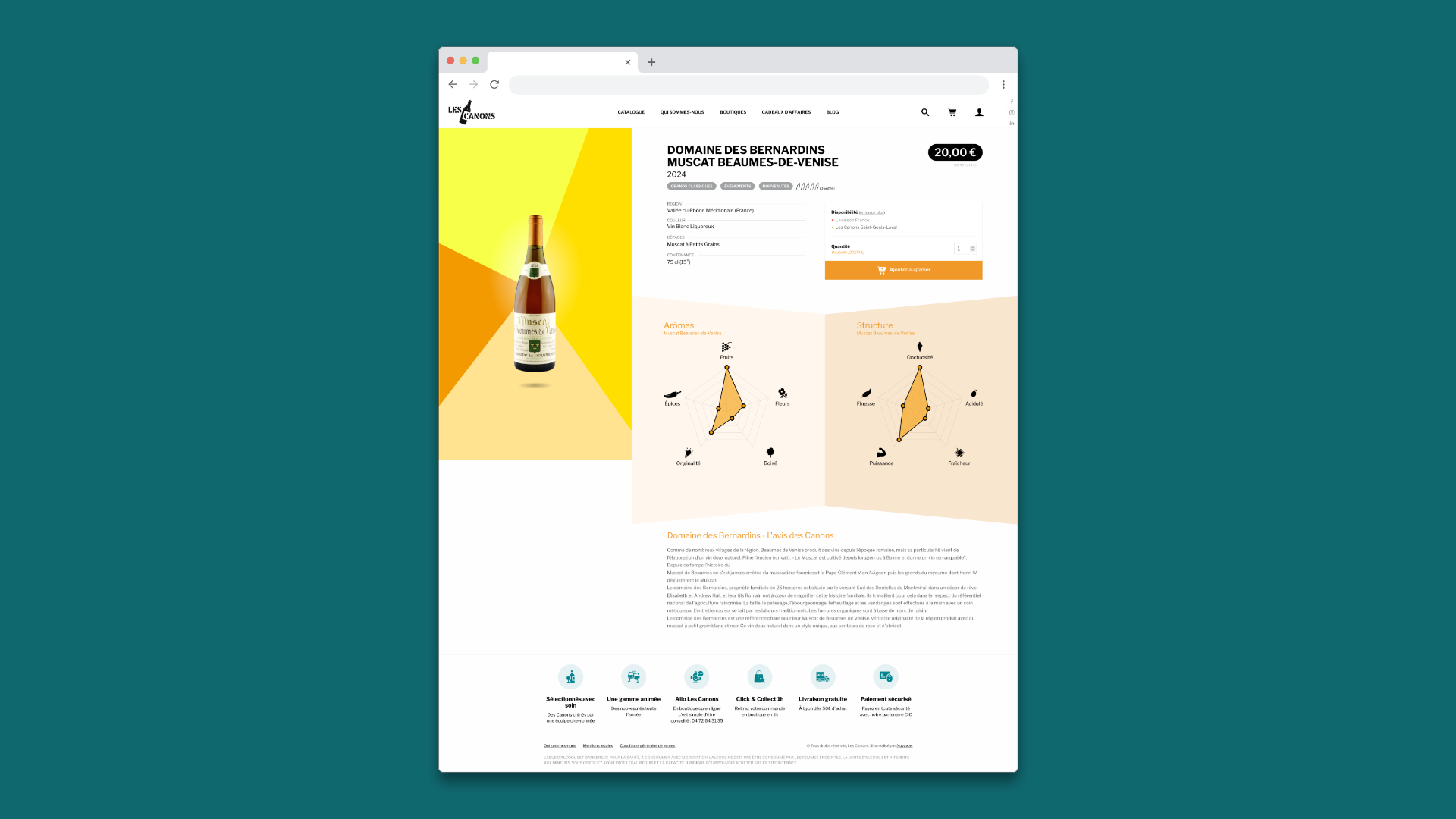 Les Canons — Fiche produit