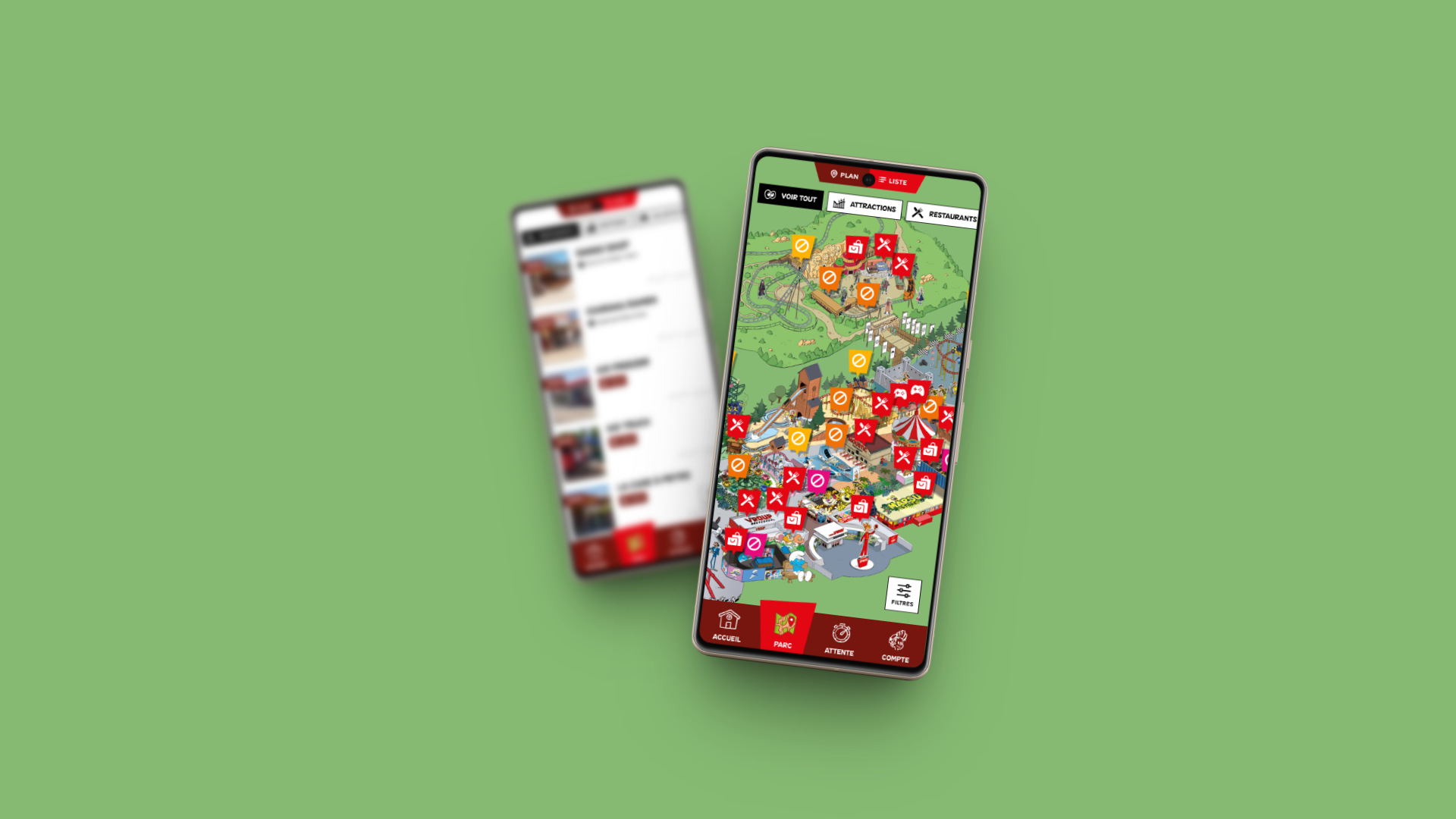 Parc Spirou — Vue carte